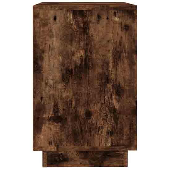 Elkin Wooden Sideboard With 3 Doors In Smoked Oak