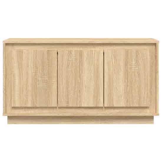 Elkin Wooden Sideboard With 3 Doors In Sonoma Oak