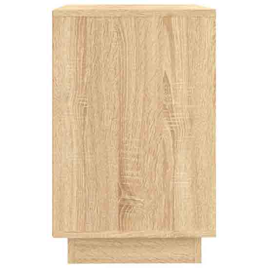 Elkin Wooden Sideboard With 3 Doors In Sonoma Oak