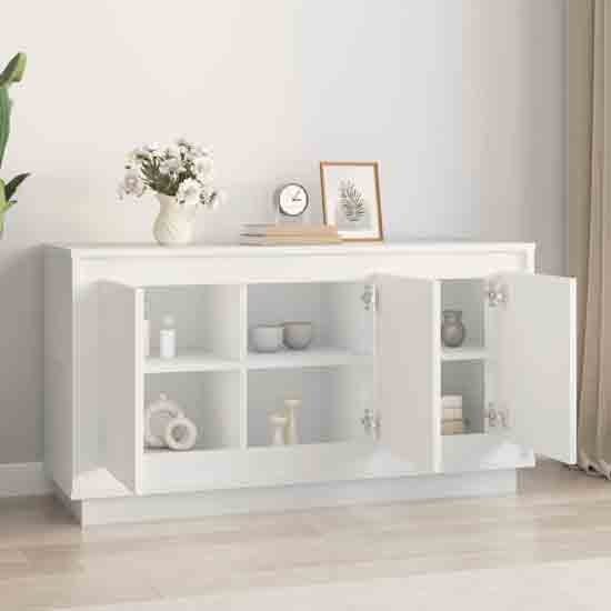 Elkin Wooden Sideboard With 3 Doors In White