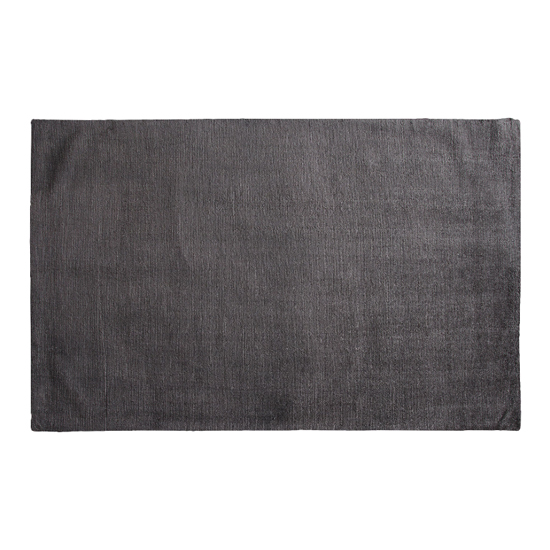 Read more about Elkins rectangular extra large polyester rug in charcoal