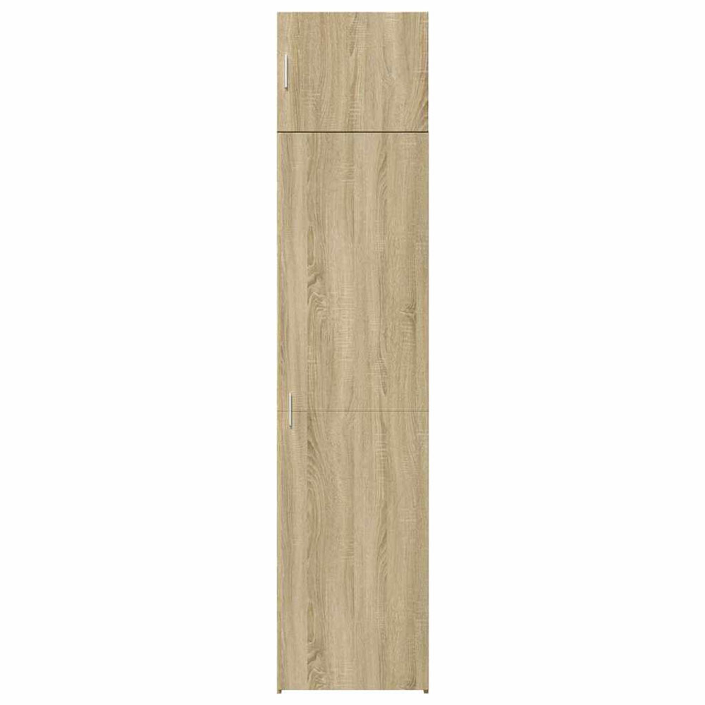 Ellery 50cm Slim Wooden Storage Cabinet with 2 Doors in Sonoma Oak