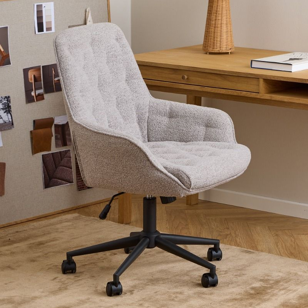 Ellijay Fabric Home And Office Chair In Beige