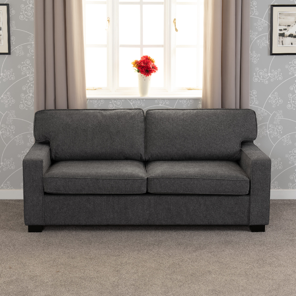 Ellijay Fabric Sofa Bed In Dark Grey