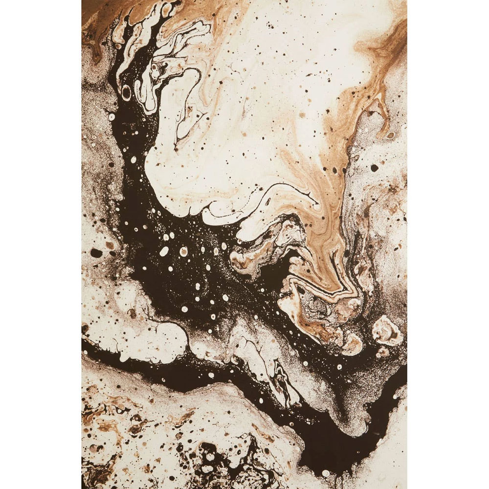 Elmiron Canvas Abstract Design Wall Art in Natural