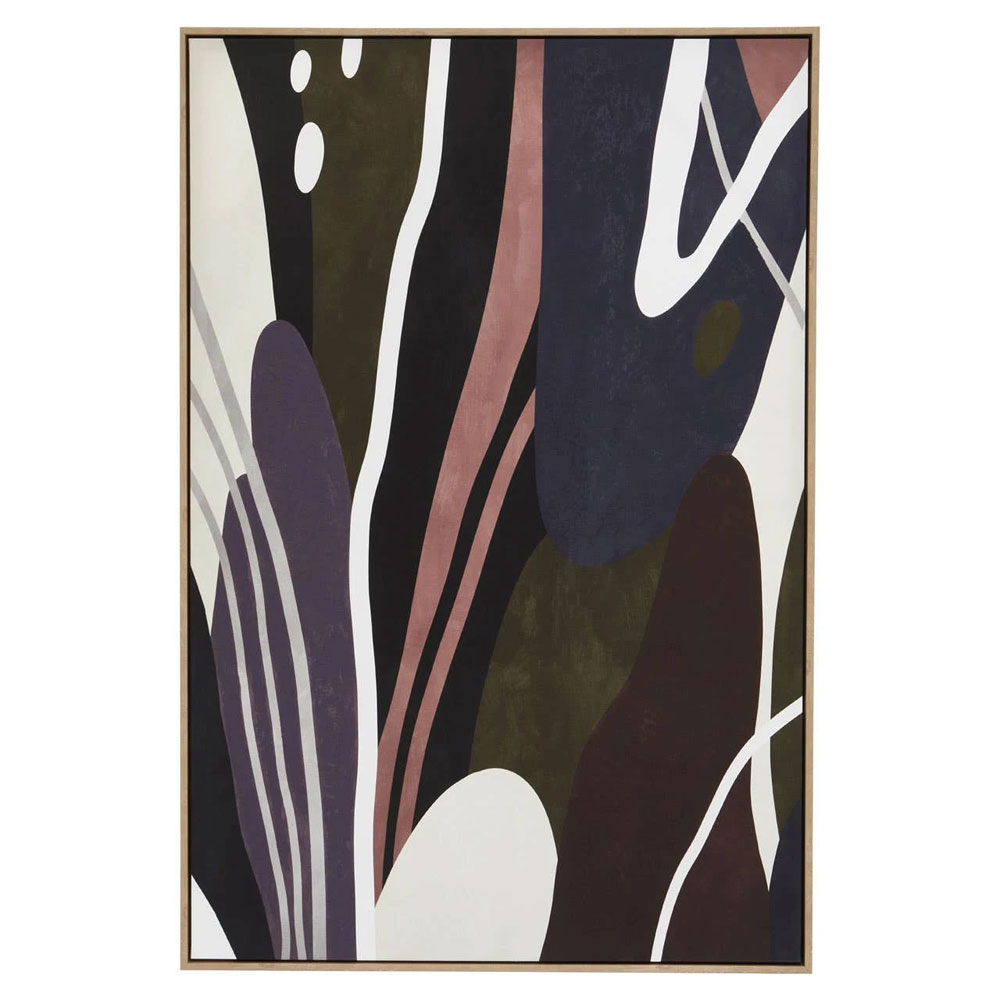 Elmiron Canvas Abstract Multi Design Wall Art in Multicolour