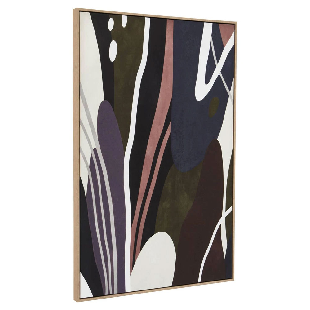 Elmiron Canvas Abstract Multi Design Wall Art in Multicolour