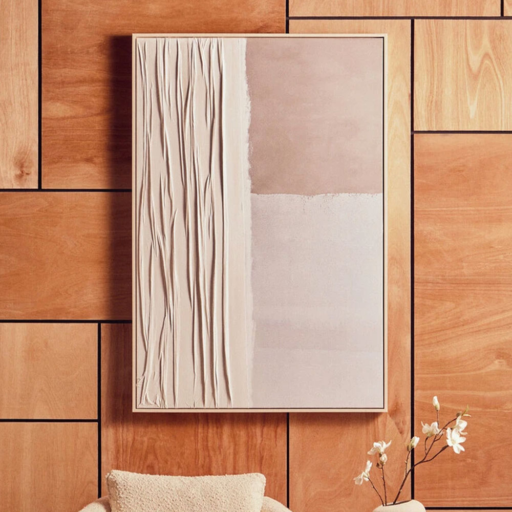 Elmiron Canvas Abstract Wall Art in Neutral Tones