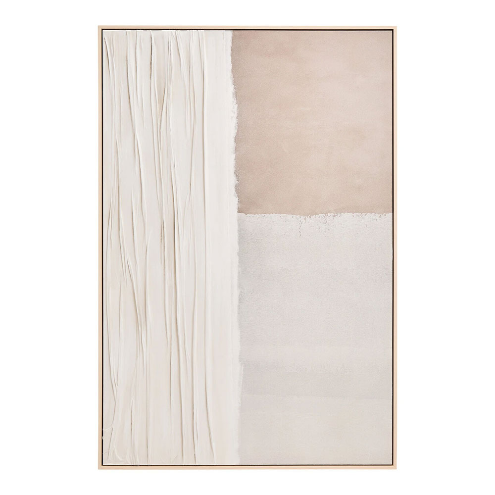 Elmiron Canvas Abstract Wall Art in Neutral Tones