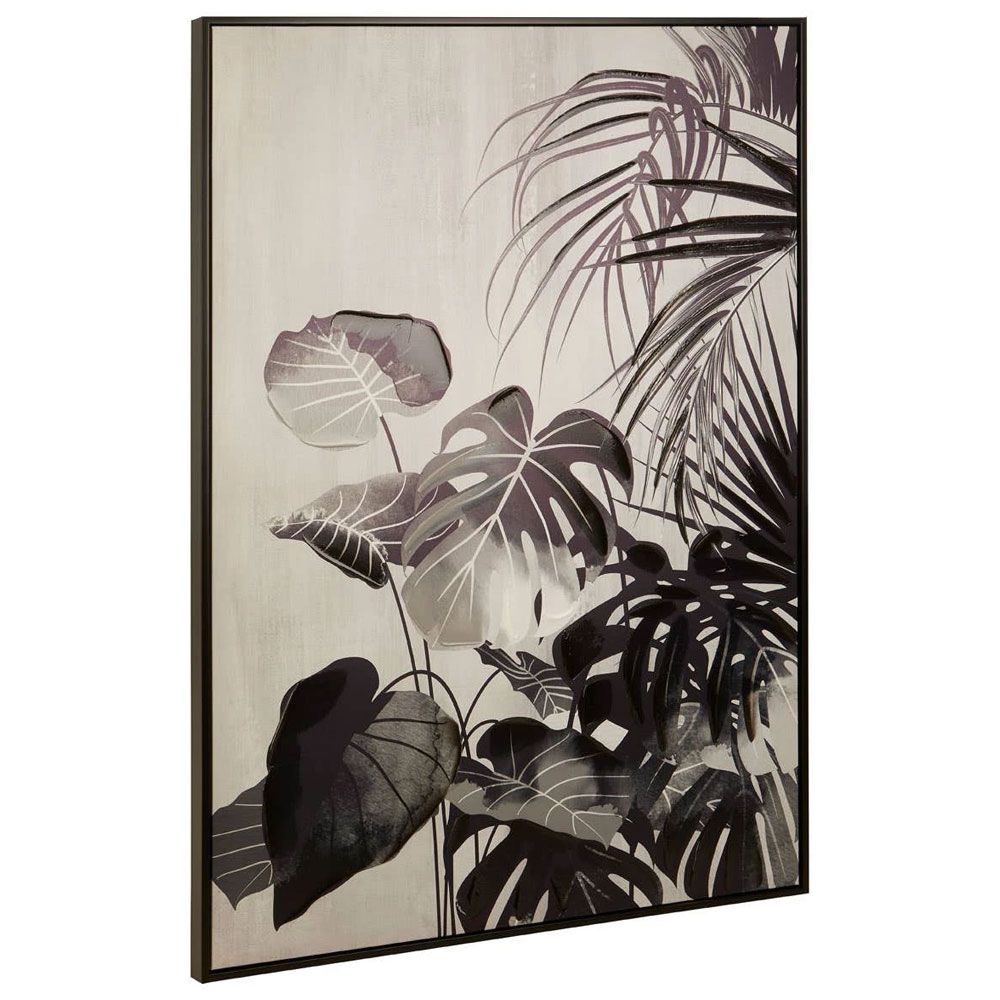 Elmiron Canvas Botanic Wall Art in Black