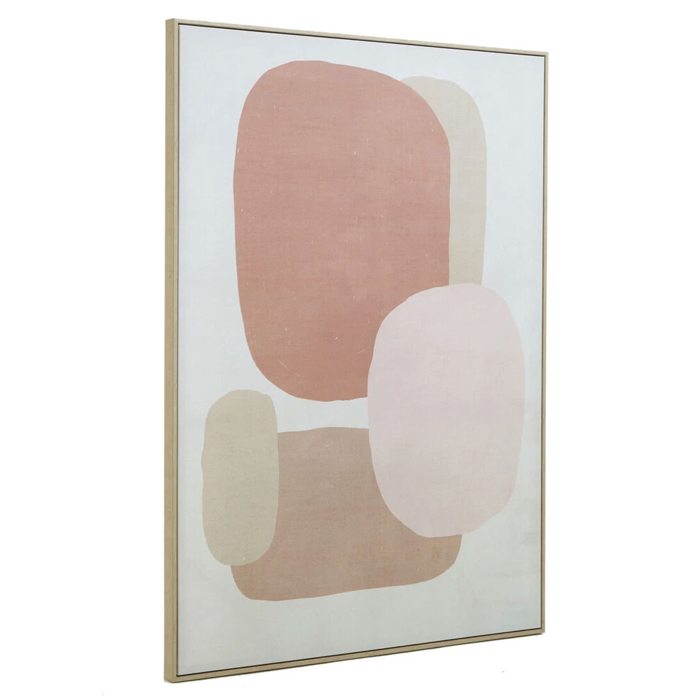 Elmiron Canvas Canvas Pastel Tones Soft Geometric Design Wall Art