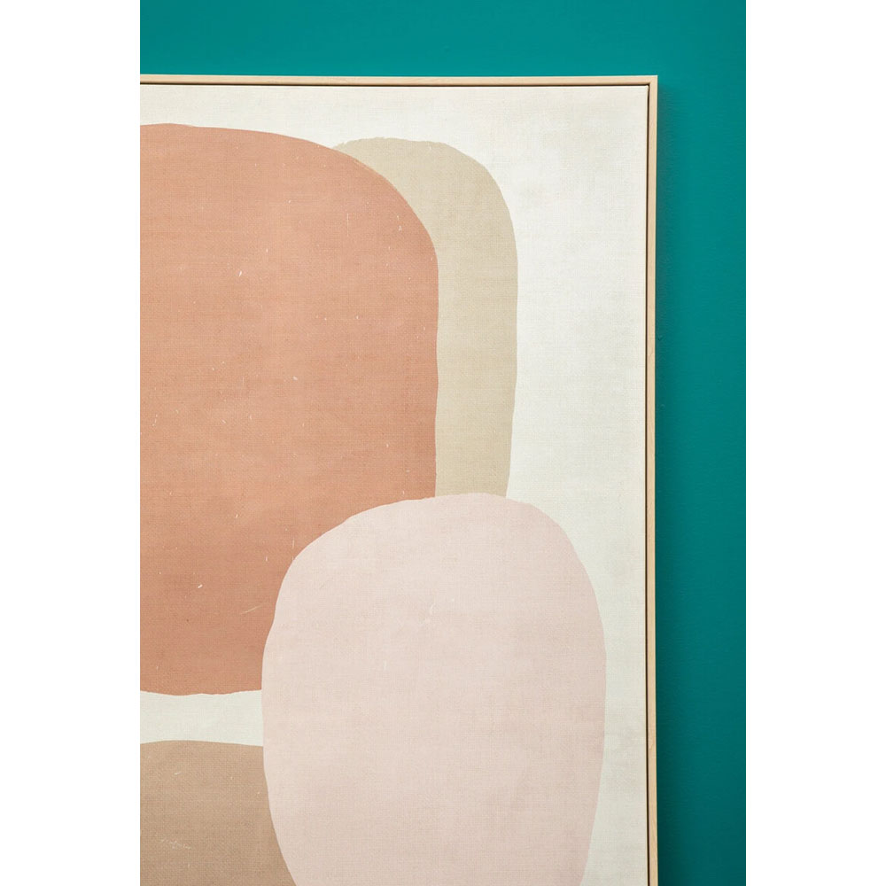 Elmiron Canvas Canvas Pastel Tones Soft Geometric Design Wall Art
