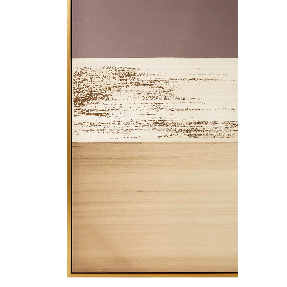 Elmiron Canvas Foil Wall Art in Gold and Grey