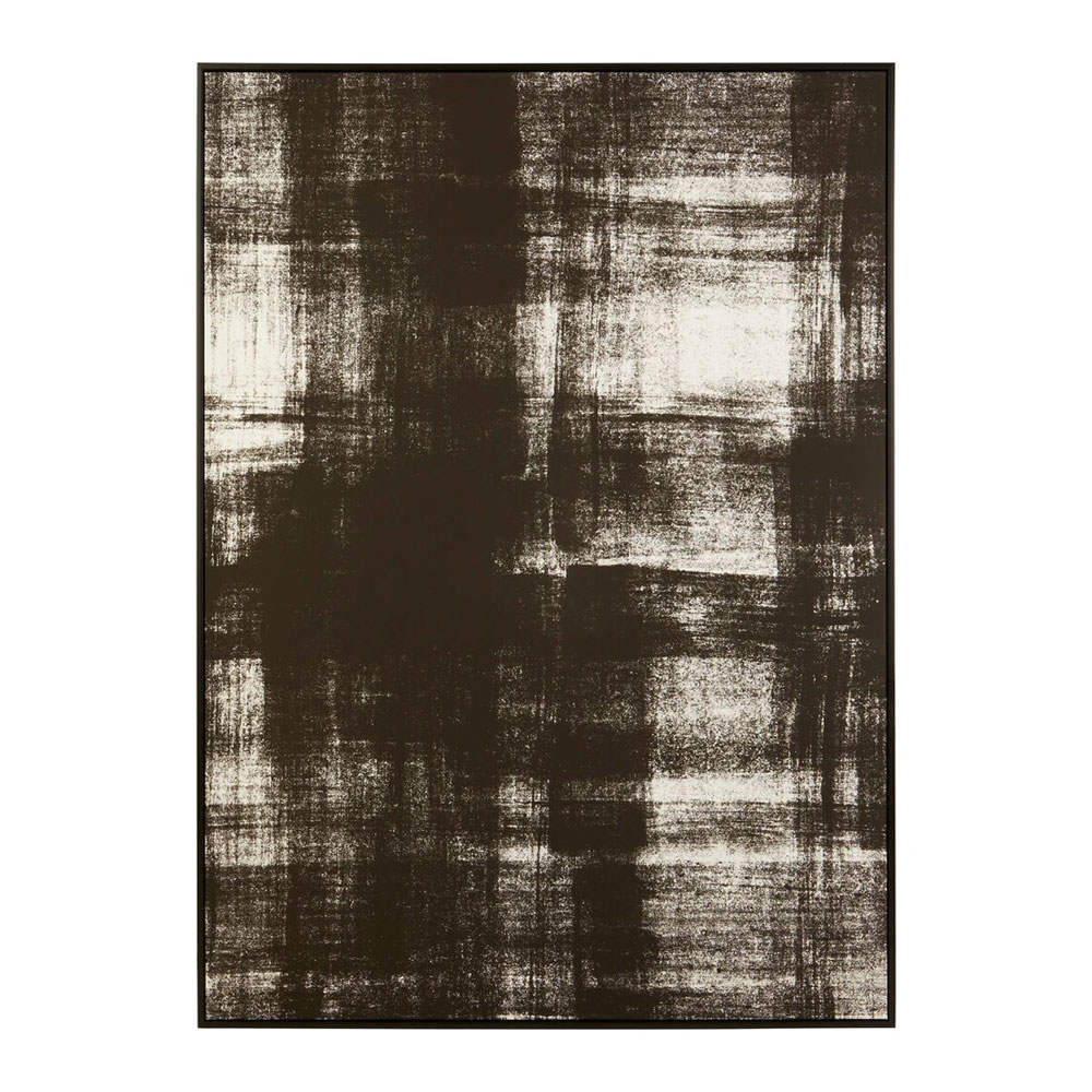 Elmiron Canvas Monochrome Wall Art in Black And White
