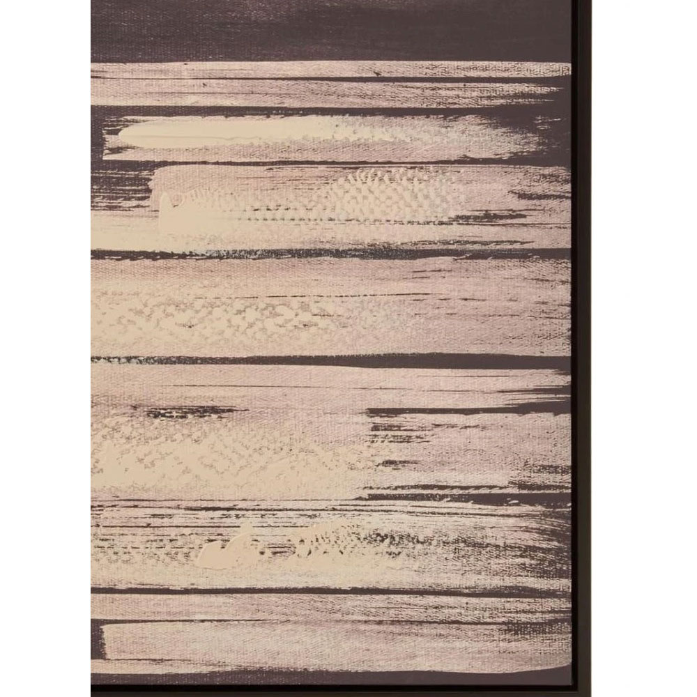 Elmiron Canvas Wall Art with Wooden Frame in Black and Natural