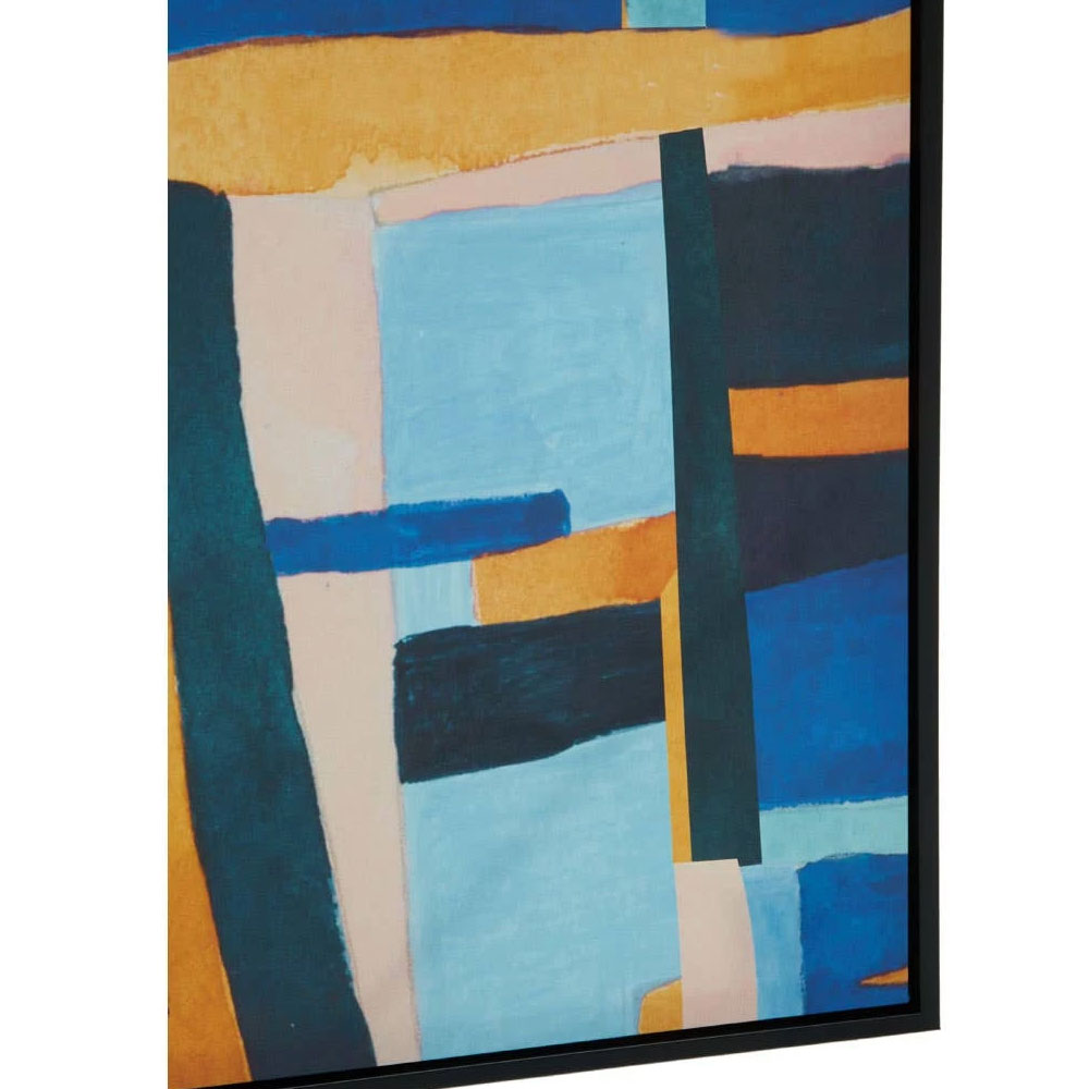 Elmiron Polystyrene Abstract Painting Wall Art in Multicolour