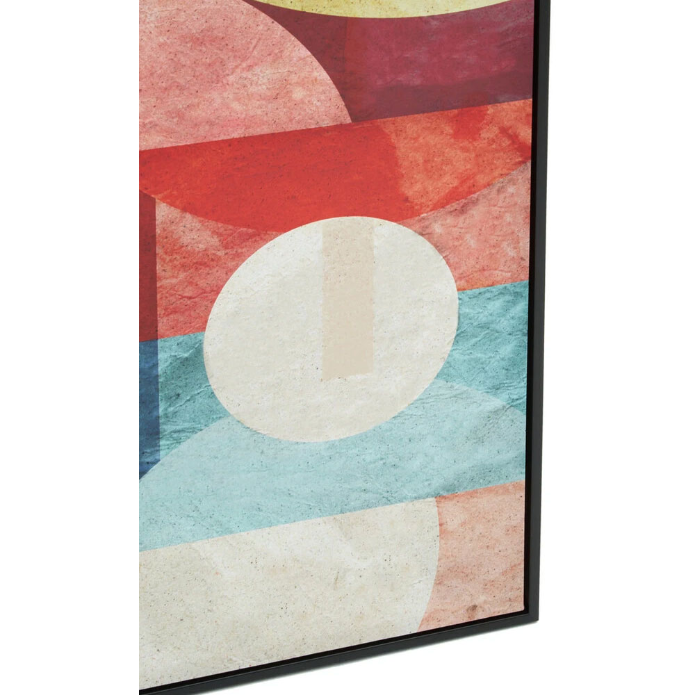 Elmiron Square Canvas Wall Art in Multicoloured