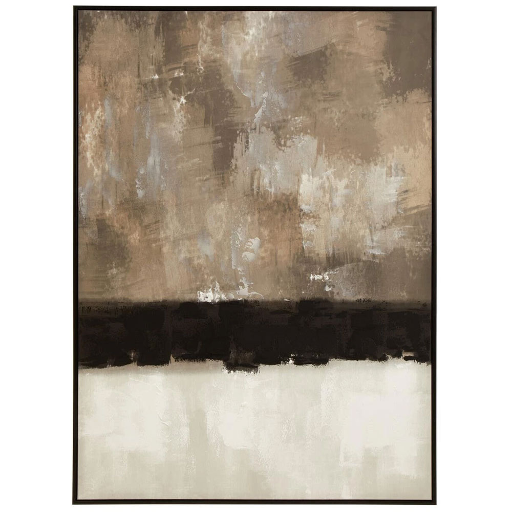 Elmiron Wooden Tonal Abstract Textured Wall Art in Multicolour