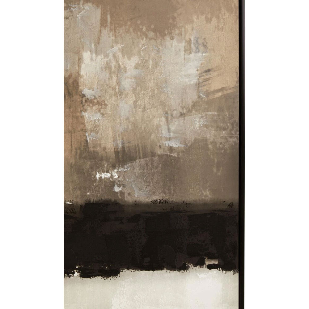 Elmiron Wooden Tonal Abstract Textured Wall Art in Multicolour