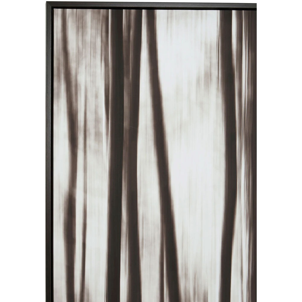 Elmiron Wooden Abstract Blur Wall Art in Black And Natural