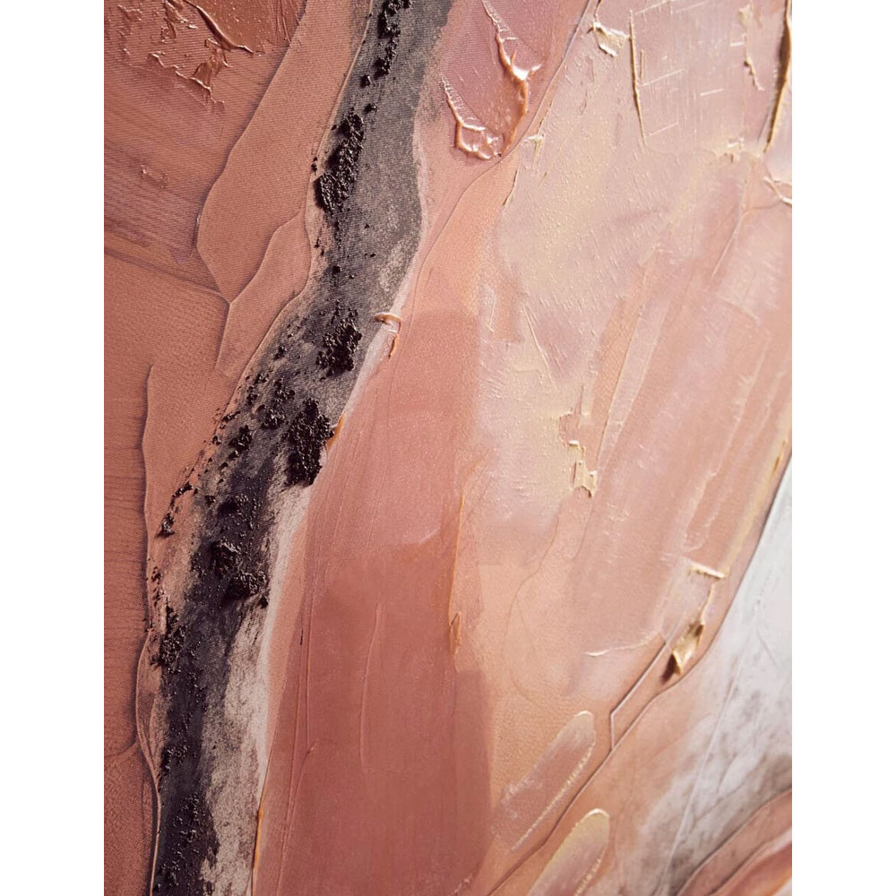 Elmiron Wooden Abstract Textured Wall Art in Multicolour