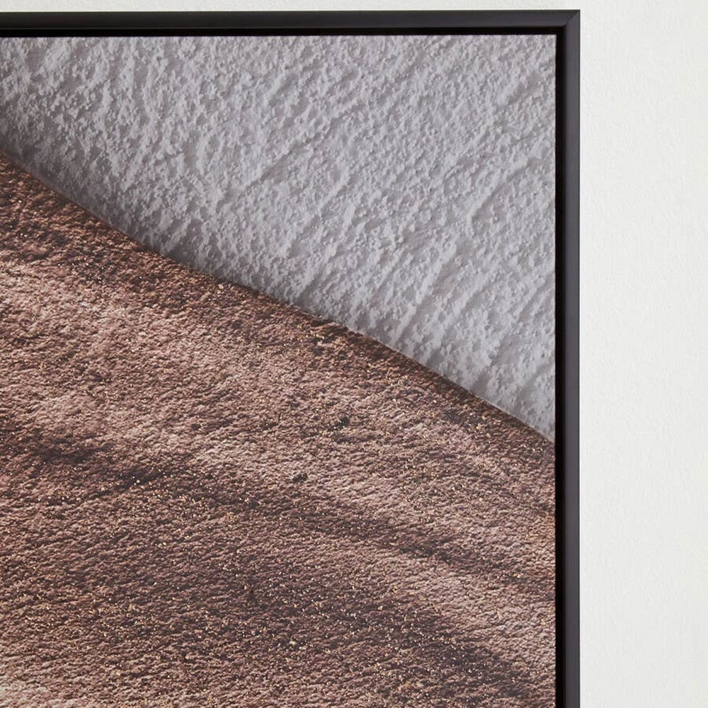 Elmiron Wooden Earthy Tones Textured Wall Art in Multicolour