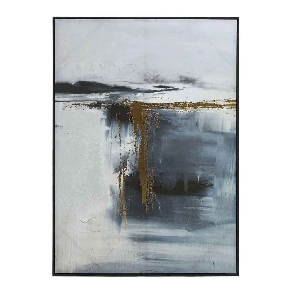 Elmiron Wooden Oil Paint Wall Art in Multicolour