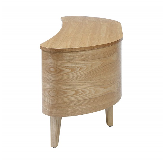 Anfossi Wooden Corner TV Stand In Oak_4