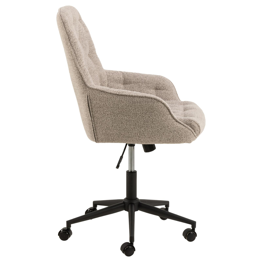 Elmont Fabric Home And Office Chair In Beige