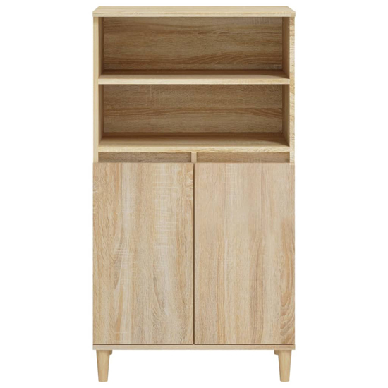 Elmont Wooden Sideboard With 2 Doors In Sonoma Oak