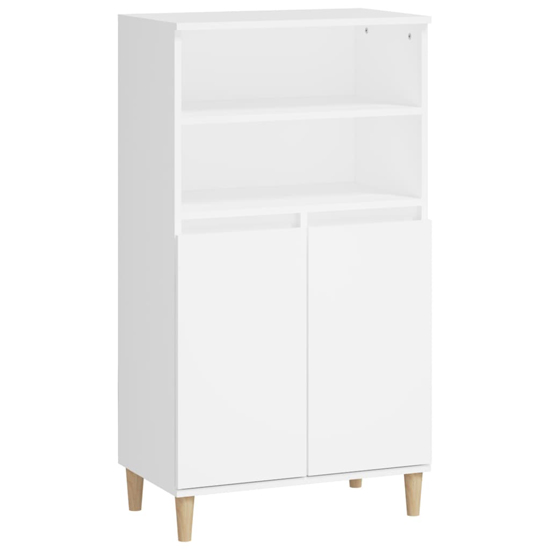 Elmont Wooden Sideboard With 2 Doors In White