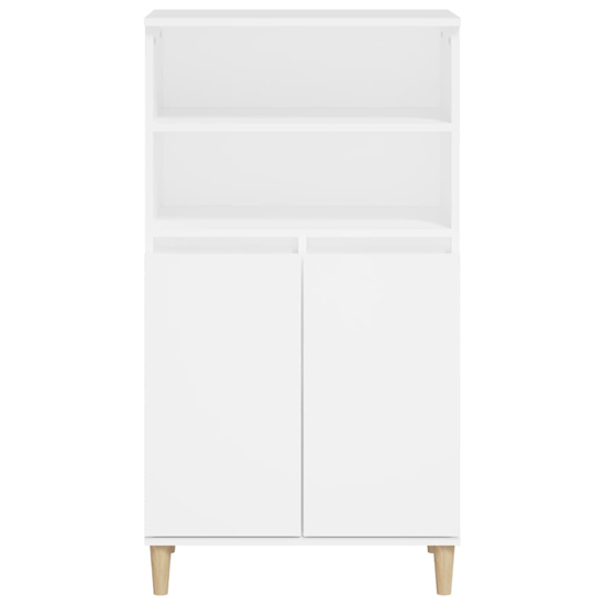 Elmont Wooden Sideboard With 2 Doors In White