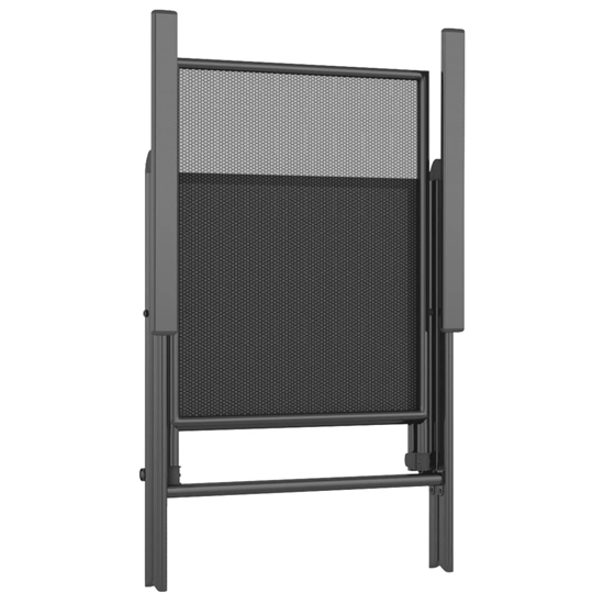 Elon Large Square Steel 3 Piece Garden Dining Set In Anthracite