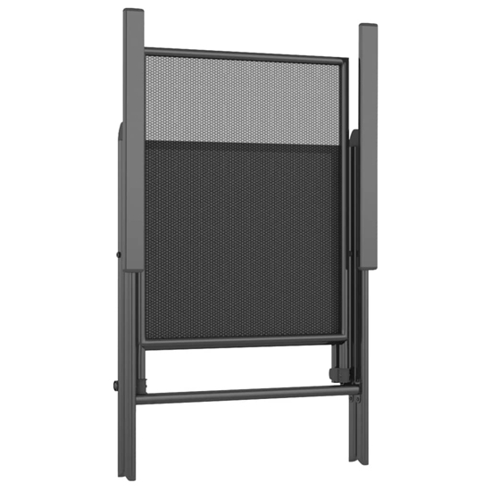 Elon Large Square Steel 5 Piece Garden Dining Set In Anthracite