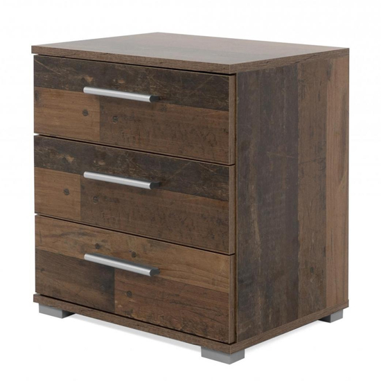Elora Wooden Bedside Cabinet In Old Style_2