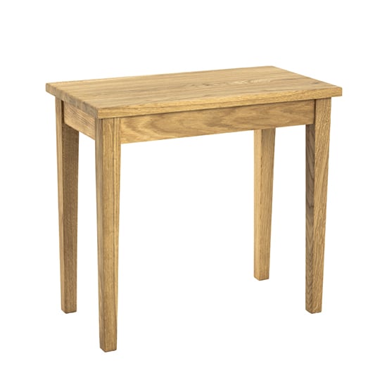 Photo of Eloy large wooden side table in royal oak