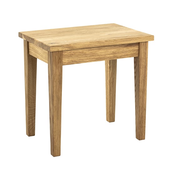 Product photograph of Eloy Small Wooden Side Table In Royal Oak from Furniture in Fashion