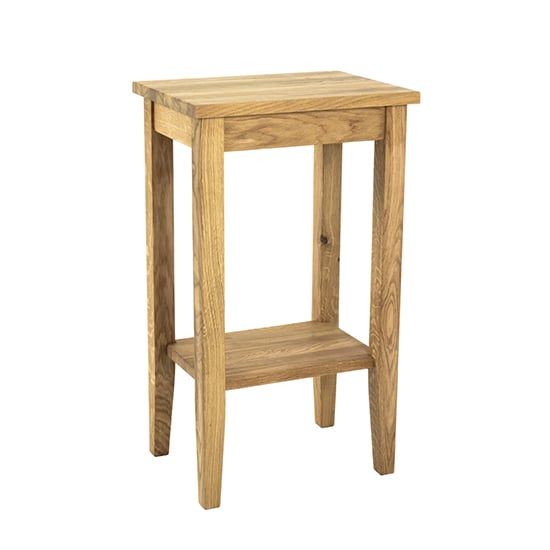 Read more about Eloy tall wooden side table in royal oak