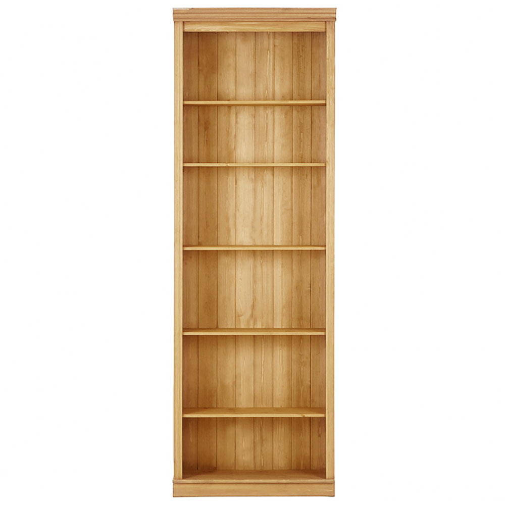 Elrion Wooden Bookcase in Wax Nature