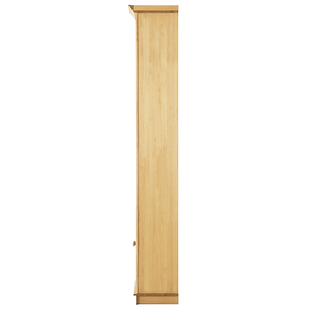 Elrion Wooden Bookcase in Wax Nature