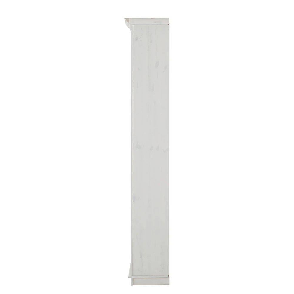 Elrion Wooden Bookcase in White