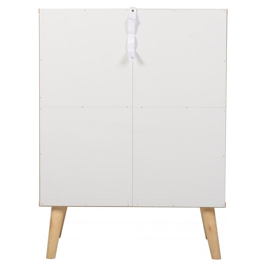 Noein Chest Of Drawers In White And Distressed Effect_4