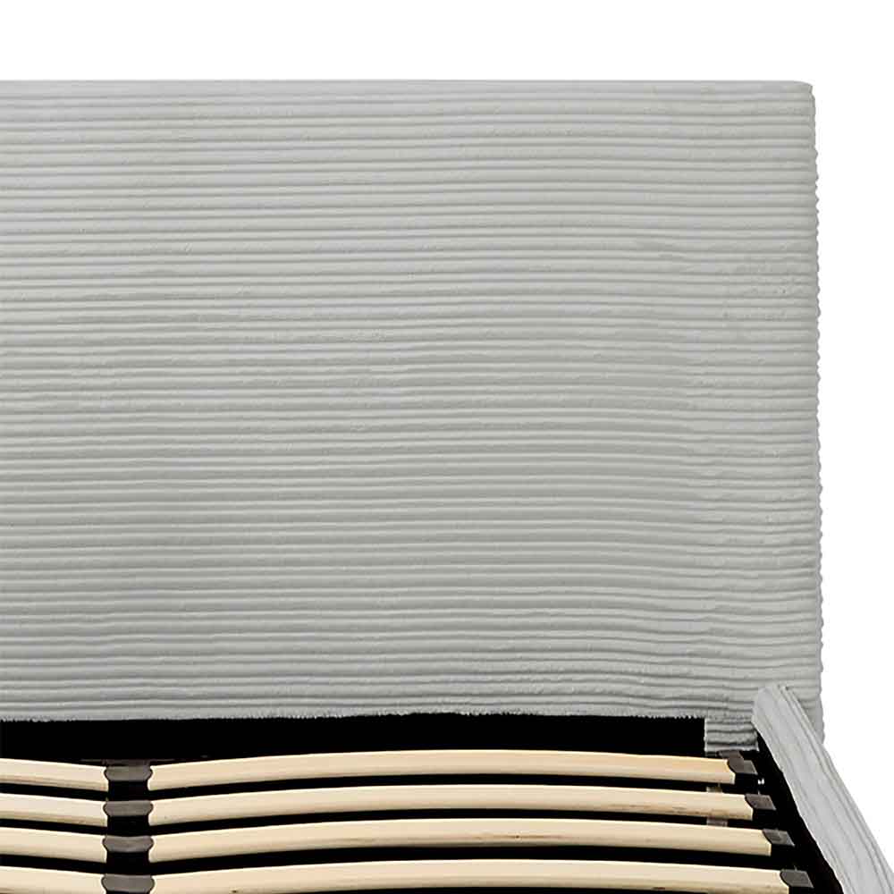 Eltham End Lift Fabric Ottoman Storage Single Bed in Grey