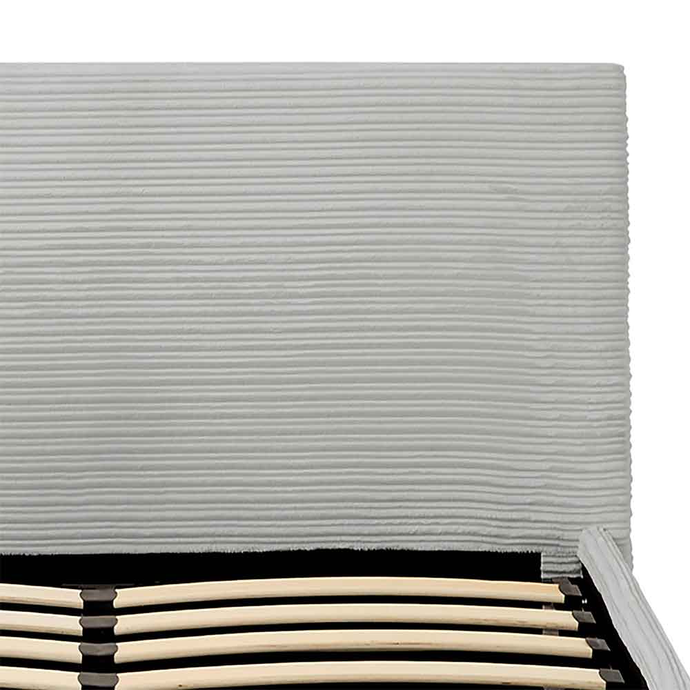 Eltham End Lift Fabric Ottoman Storage Small Double Bed in Grey