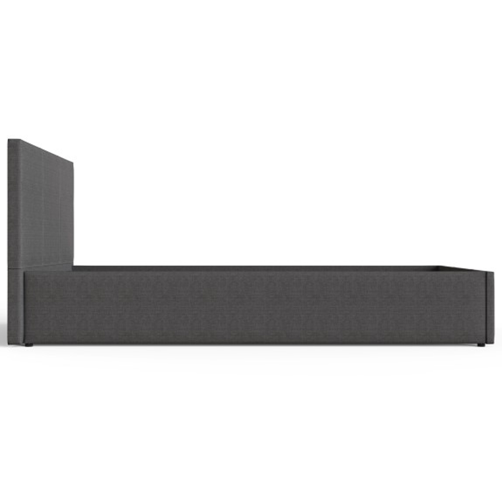 Eltham End Lift Fabric Ottoman Single Bed In Grey