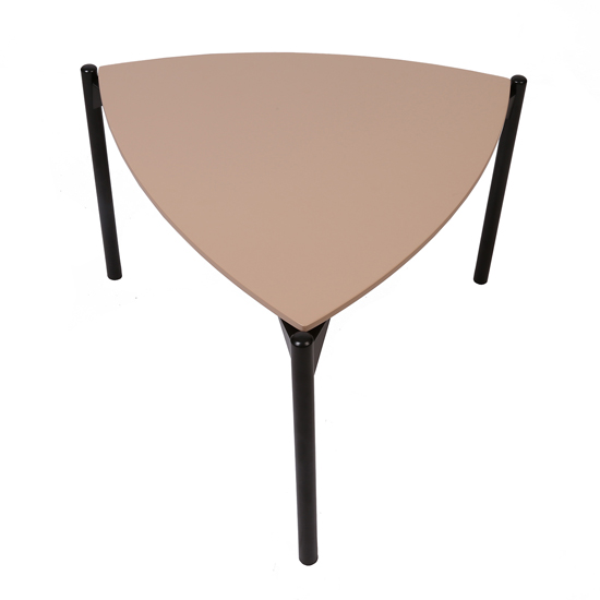 Elvar Triangle Lamp Table In Peach_2