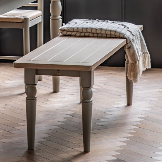 Read more about Elvira wooden dining bench in oak and prairie