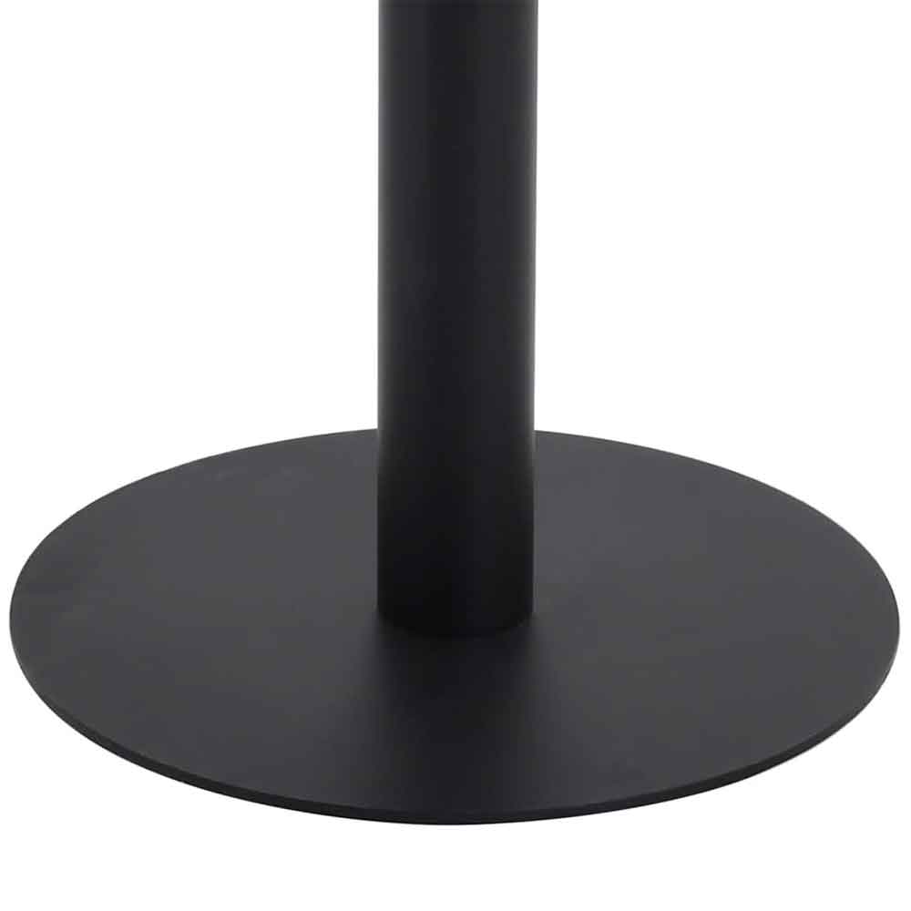 Elwood 60cm Wooden Square Bistro Table - Light Brown/Black