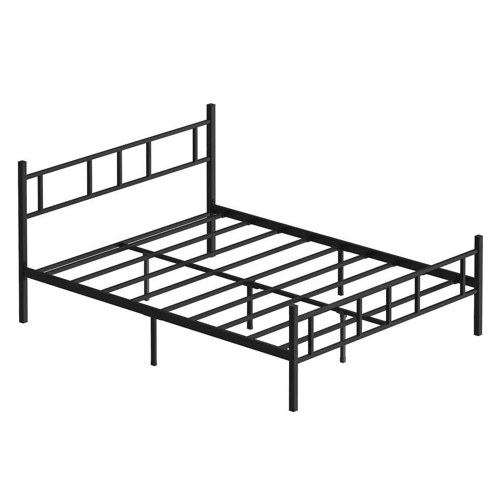 Elzano Metal King Size Bed In Black
