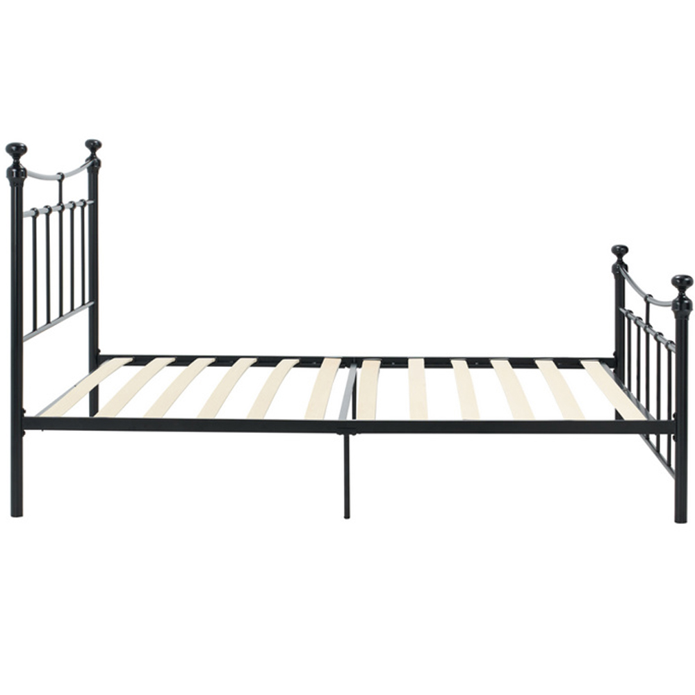 Emilia Metal Single Bed In Black